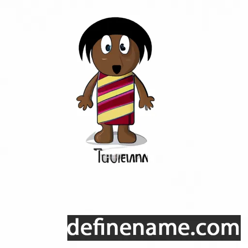 cartoon of the name Tumaini