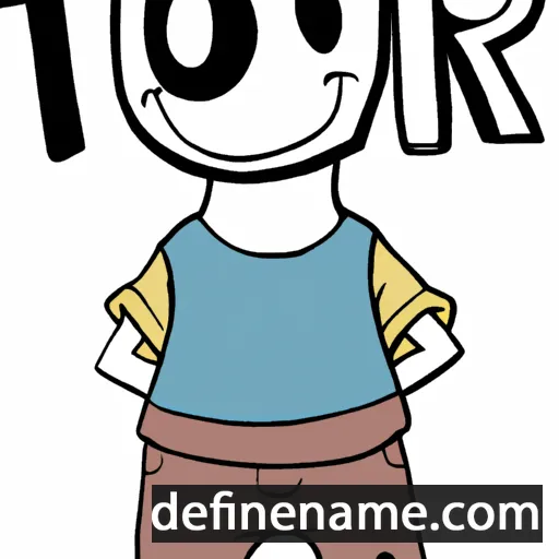 cartoon of the name Tuor