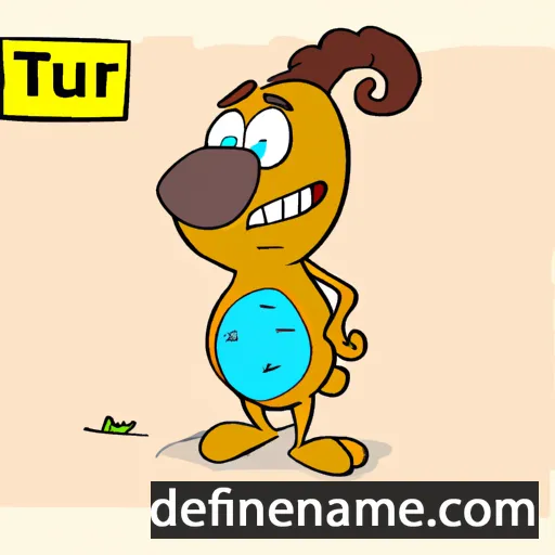 cartoon of the name Tur