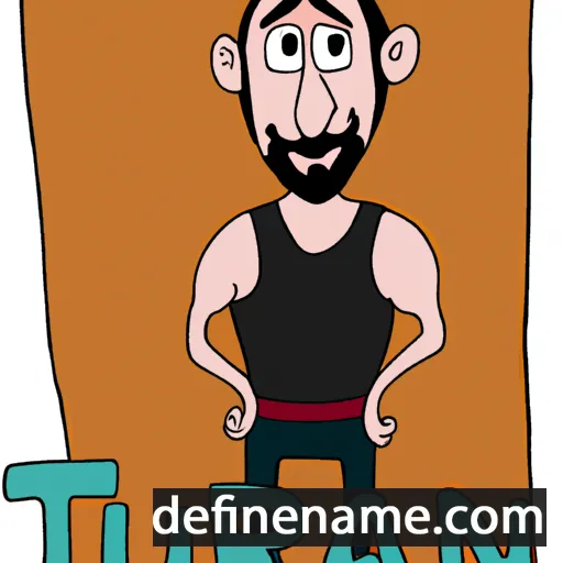 cartoon of the name Turan