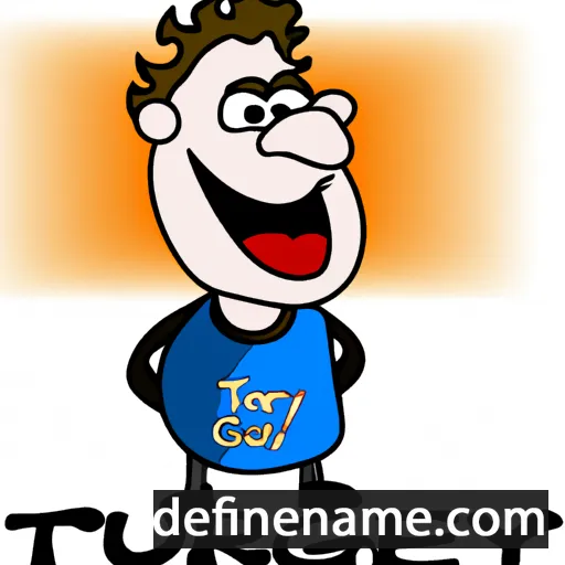 cartoon of the name Turgay