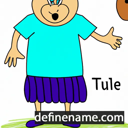 cartoon of the name Tuule