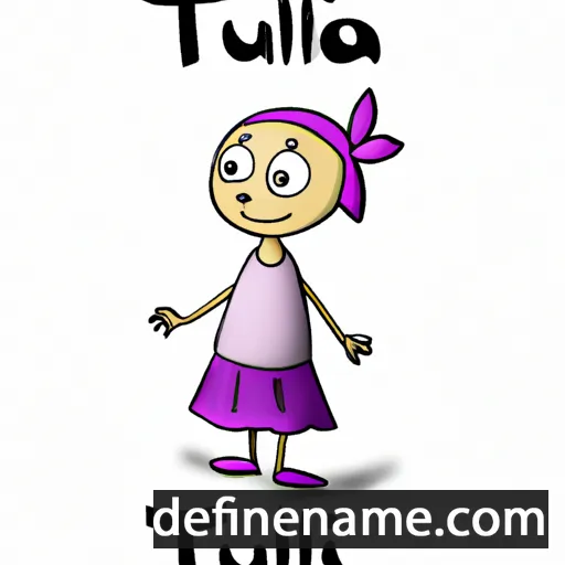 cartoon of the name Tuuli