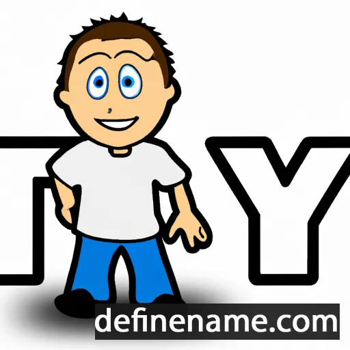 cartoon of the name Ty