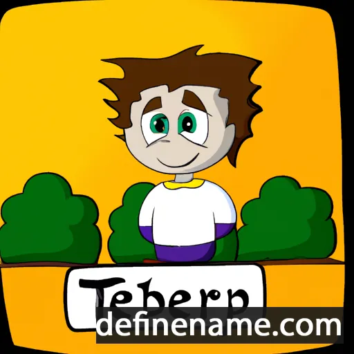 cartoon of the name Tyberiy