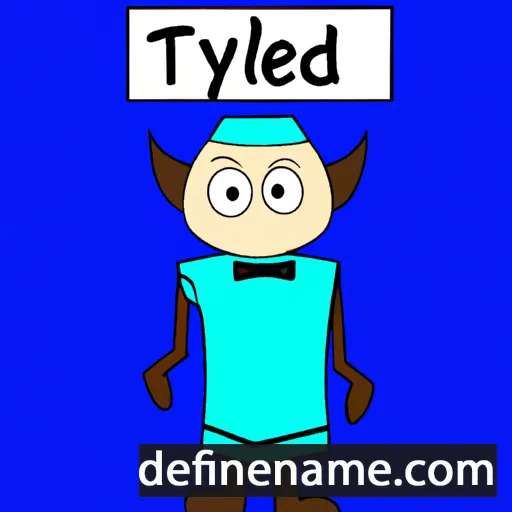 cartoon of the name Tydfil