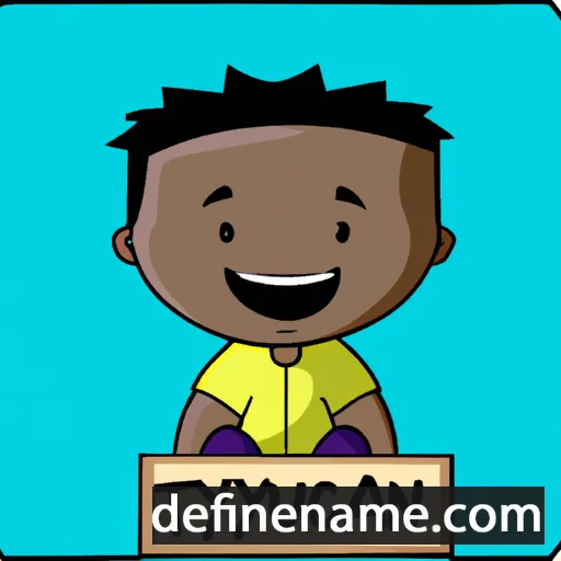 cartoon of the name Tyquan