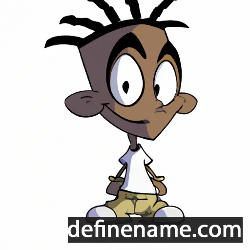 cartoon of the name Tyrese