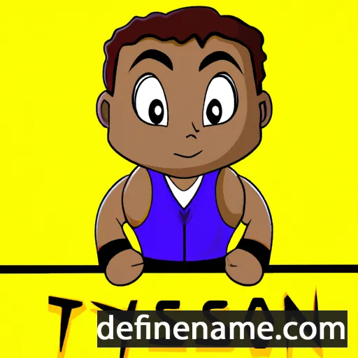 cartoon of the name Tyson