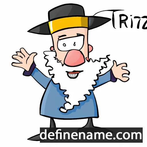 cartoon of the name Tzafrir