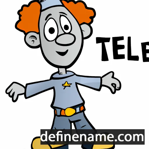 cartoon of the name Tzeitel