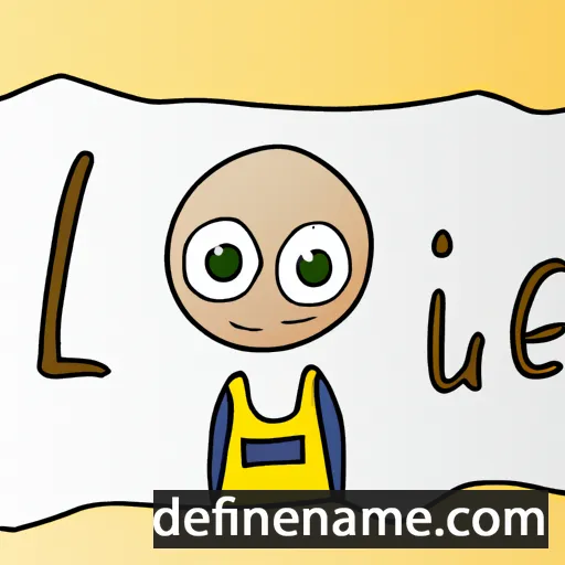 cartoon of the name Ülle