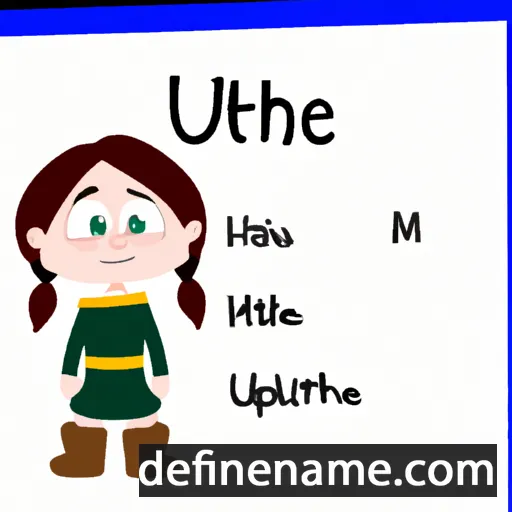 cartoon of the name Uaithne