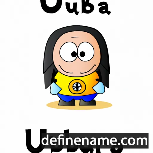 cartoon of the name Ubirajara