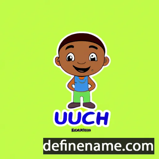 cartoon of the name Uche