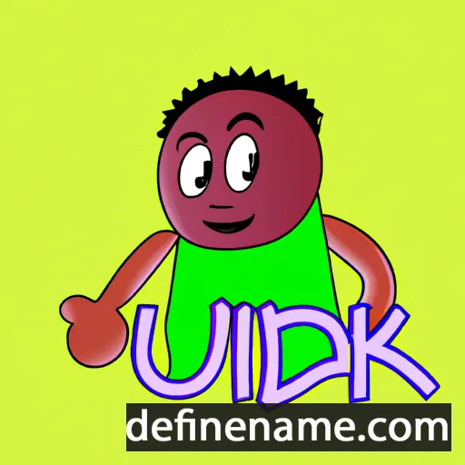 cartoon of the name Uduak