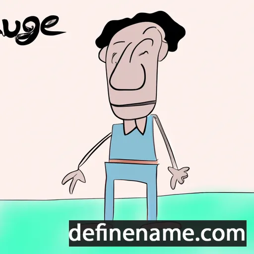 cartoon of the name Ugène