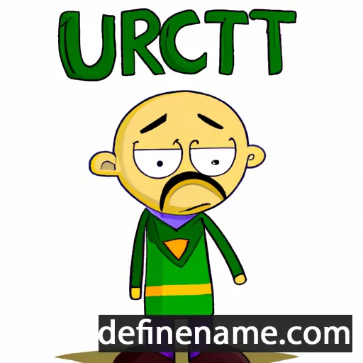 cartoon of the name Uhtric