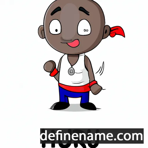 cartoon of the name Uhuru