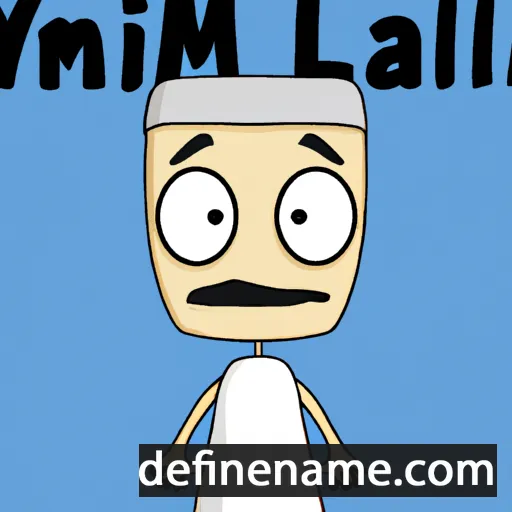 cartoon of the name Uilliam