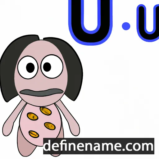 cartoon of the name Uju