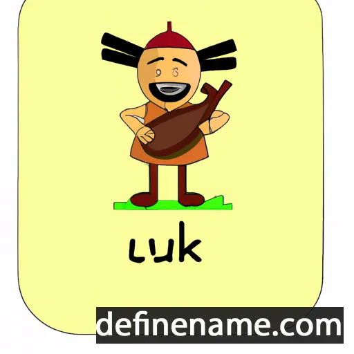 cartoon of the name Ukaleq