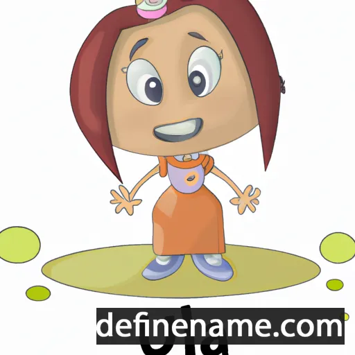 cartoon of the name Ula