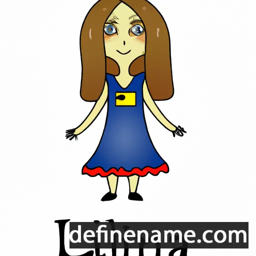 cartoon of the name Uliana