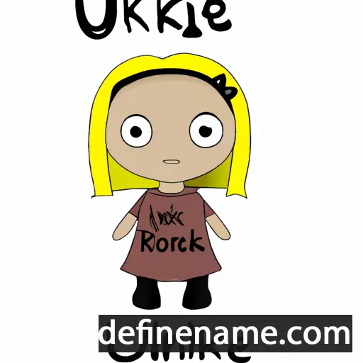 cartoon of the name Ulrikke