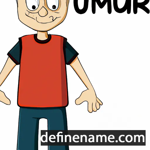 cartoon of the name Umar