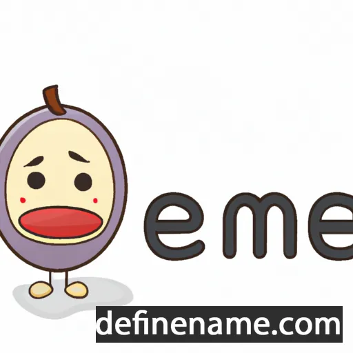 cartoon of the name Ume