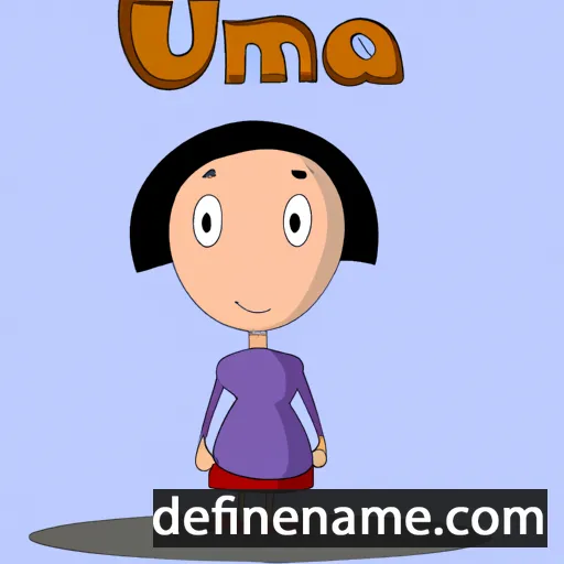 Úna cartoon