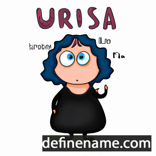 cartoon of the name Úrsula