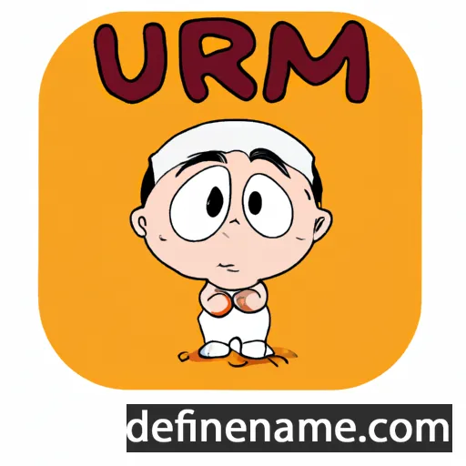 cartoon of the name Ümran