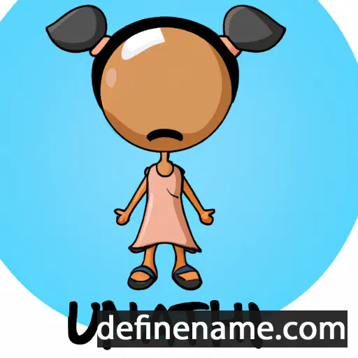 cartoon of the name Unathi