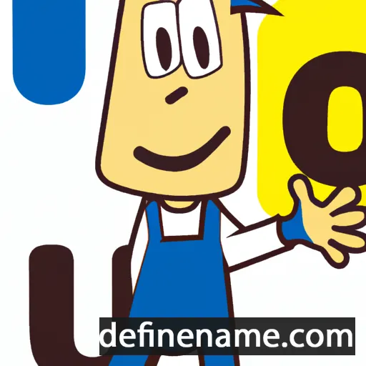 cartoon of the name Uno