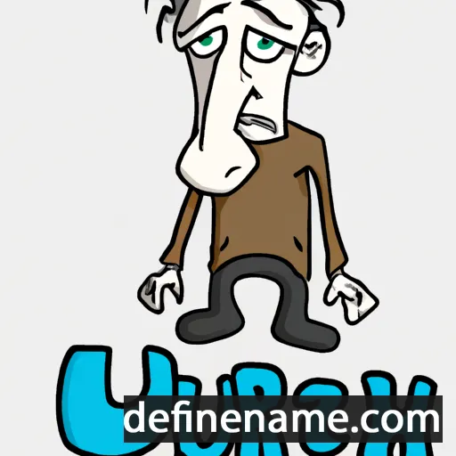 cartoon of the name Urh