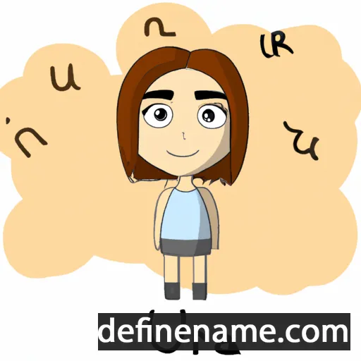 cartoon of the name Uria