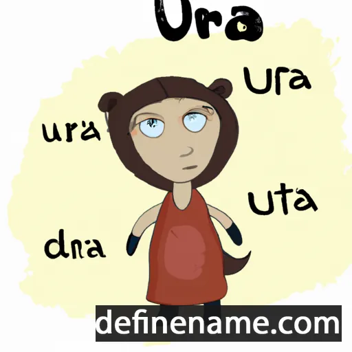 cartoon of the name Ursa