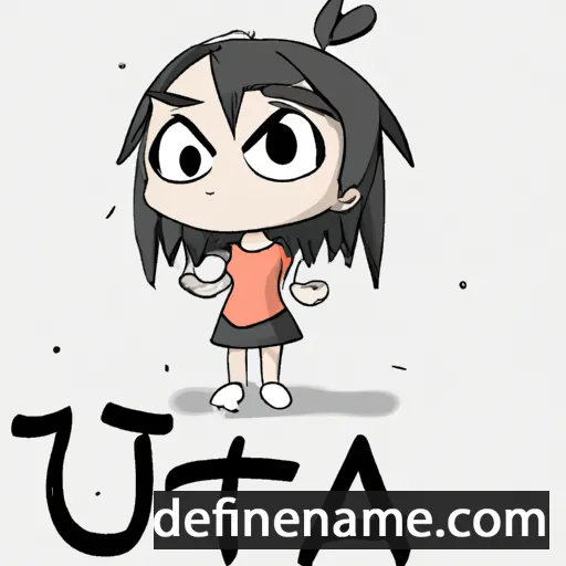 cartoon of the name Uta