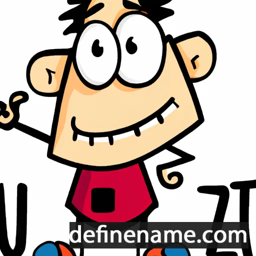 cartoon of the name Utz