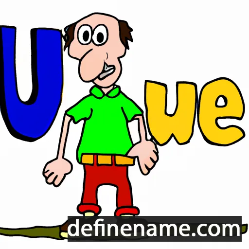 cartoon of the name Uwe