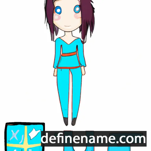 cartoon of the name Uxue