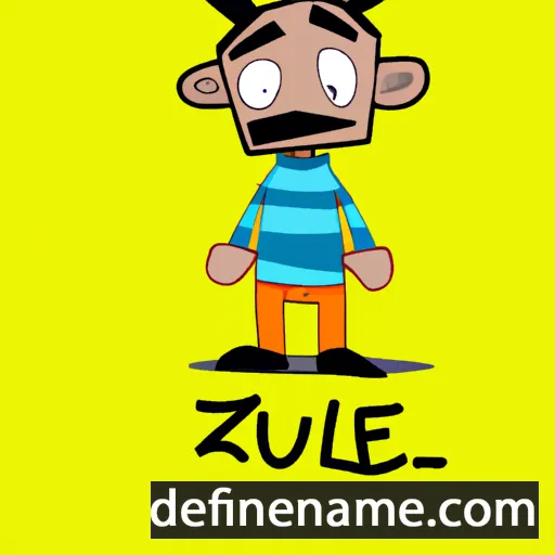 cartoon of the name Uzziel