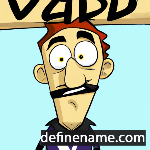 cartoon of the name Vadik