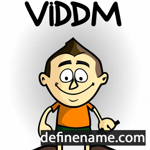 cartoon of the name Vadim