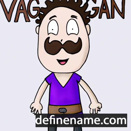 cartoon of the name Vahagn