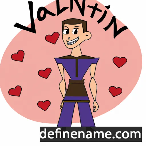 cartoon of the name Valentinian