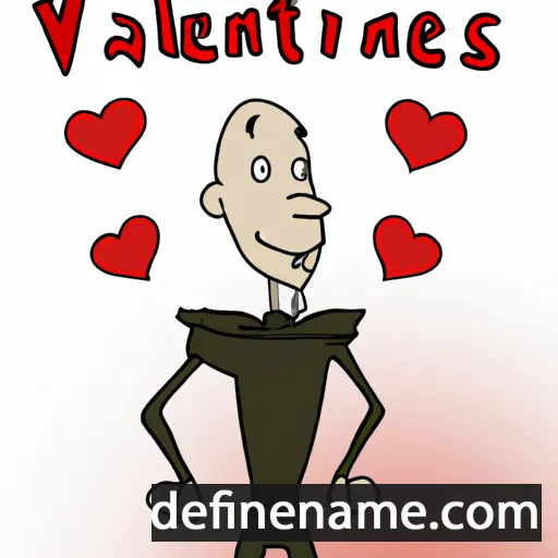 cartoon of the name Valentinus