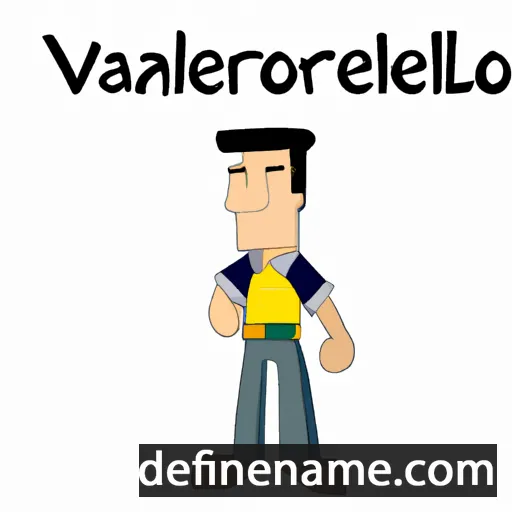 Valeriano cartoon